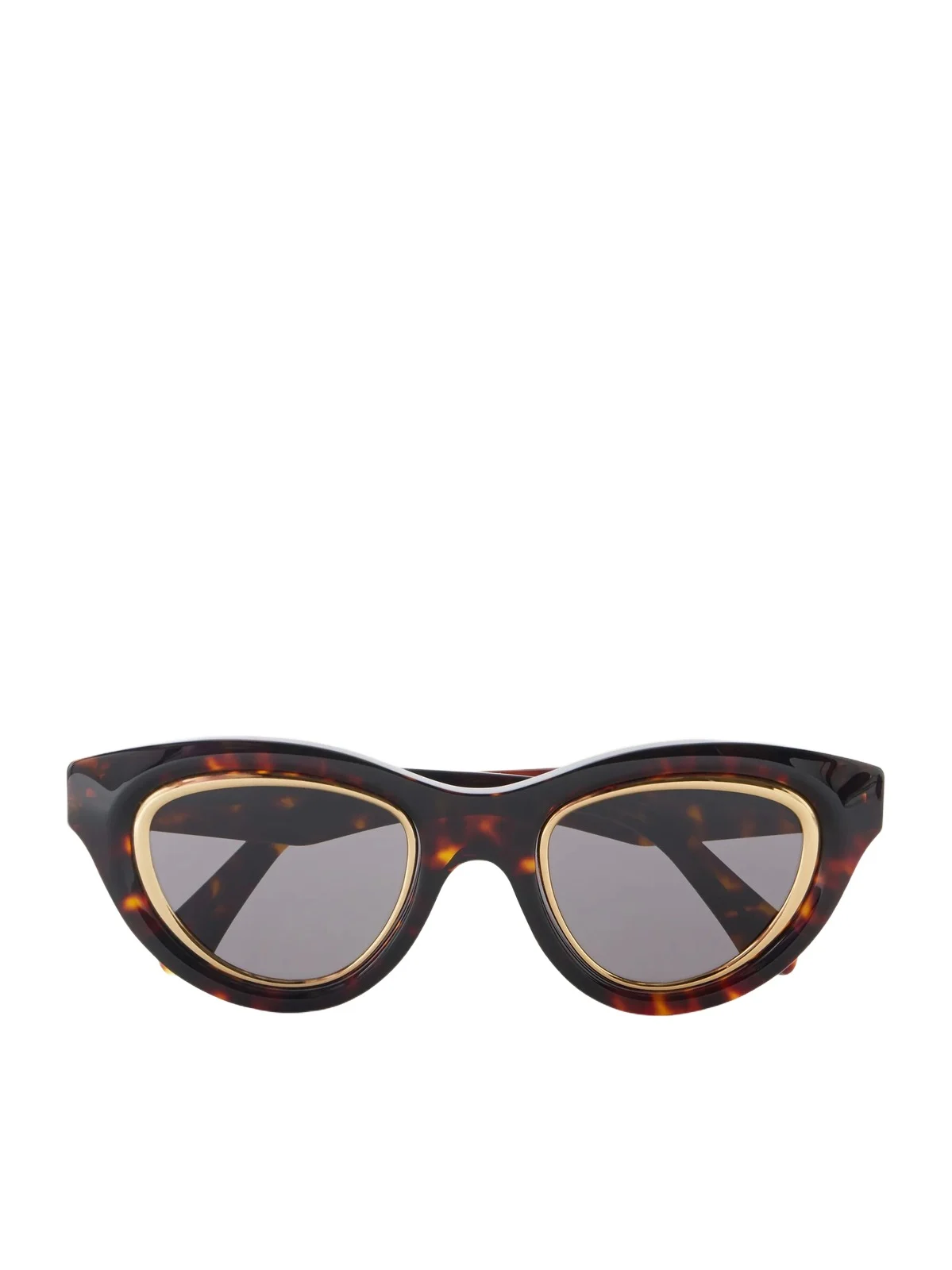 Anagram Cat-eye Tortoiseshell Acetate And Gold-tone Sunglasses