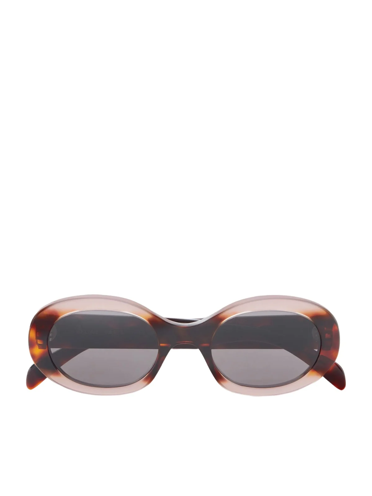 Triomphe Oval-frame Tortoiseshell Acetate Sunglasses Triomphe Oval-frame Tortoiseshell Acetate Sunglasses