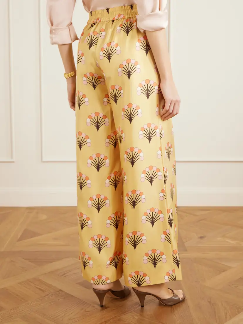 La DoubleJ Palazzo Printed Silk-twill Wide-leg Pants | Thumbnail 3 La DoubleJ Palazzo Printed Silk-twill Wide-leg Pants | Thumbnail 3