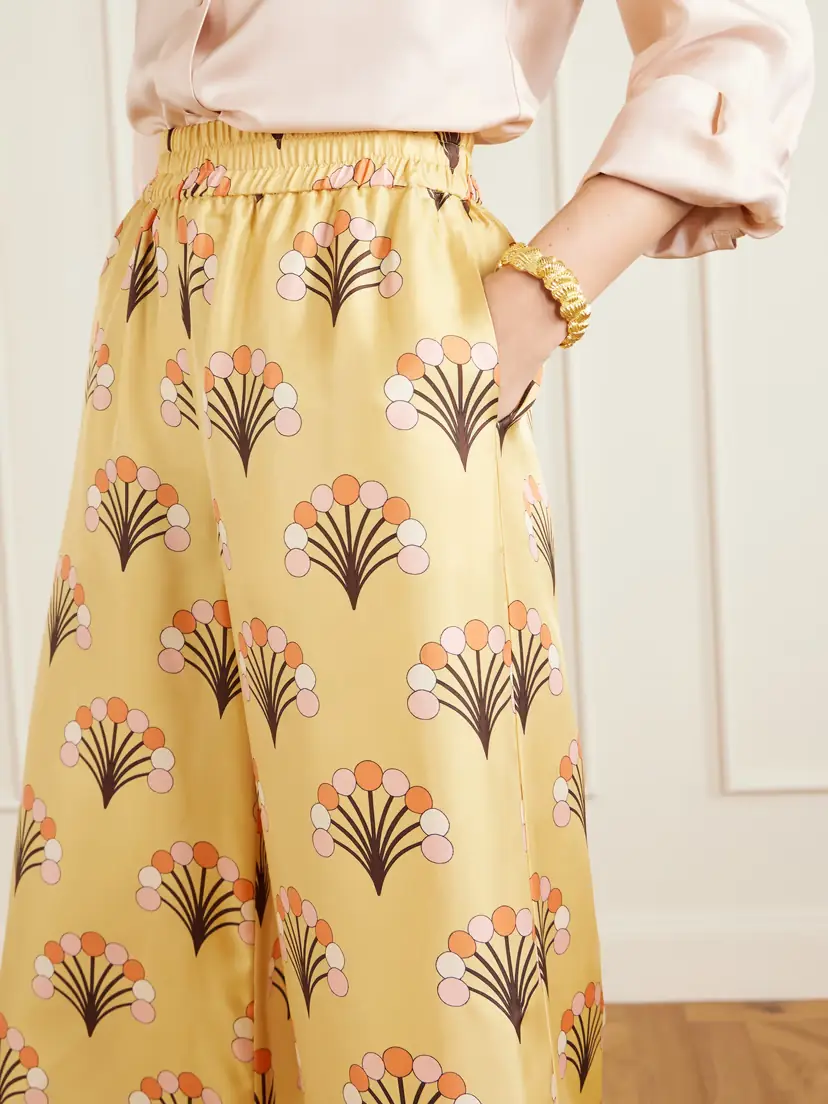 La DoubleJ Palazzo Printed Silk-twill Wide-leg Pants | Thumbnail 4 La DoubleJ Palazzo Printed Silk-twill Wide-leg Pants | Thumbnail 4