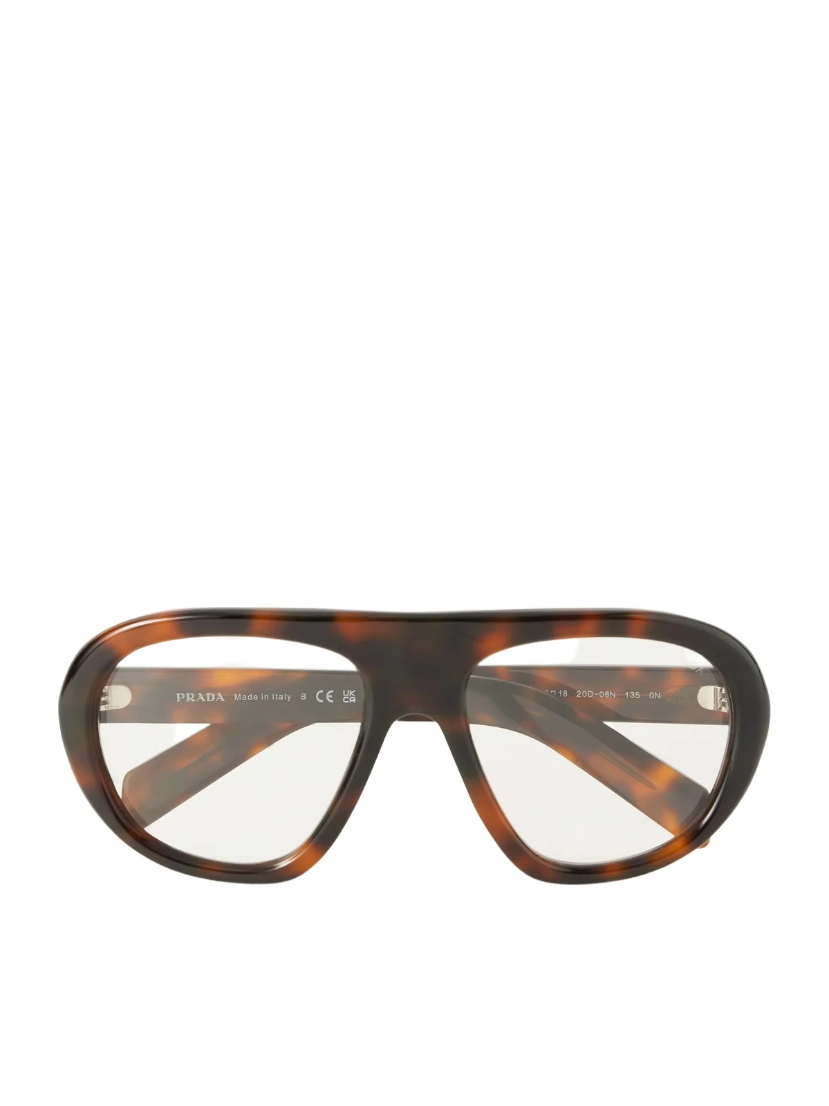 PRADA EYEWEAR Aviator-style Tortoiseshell Acetate Optical Glasses