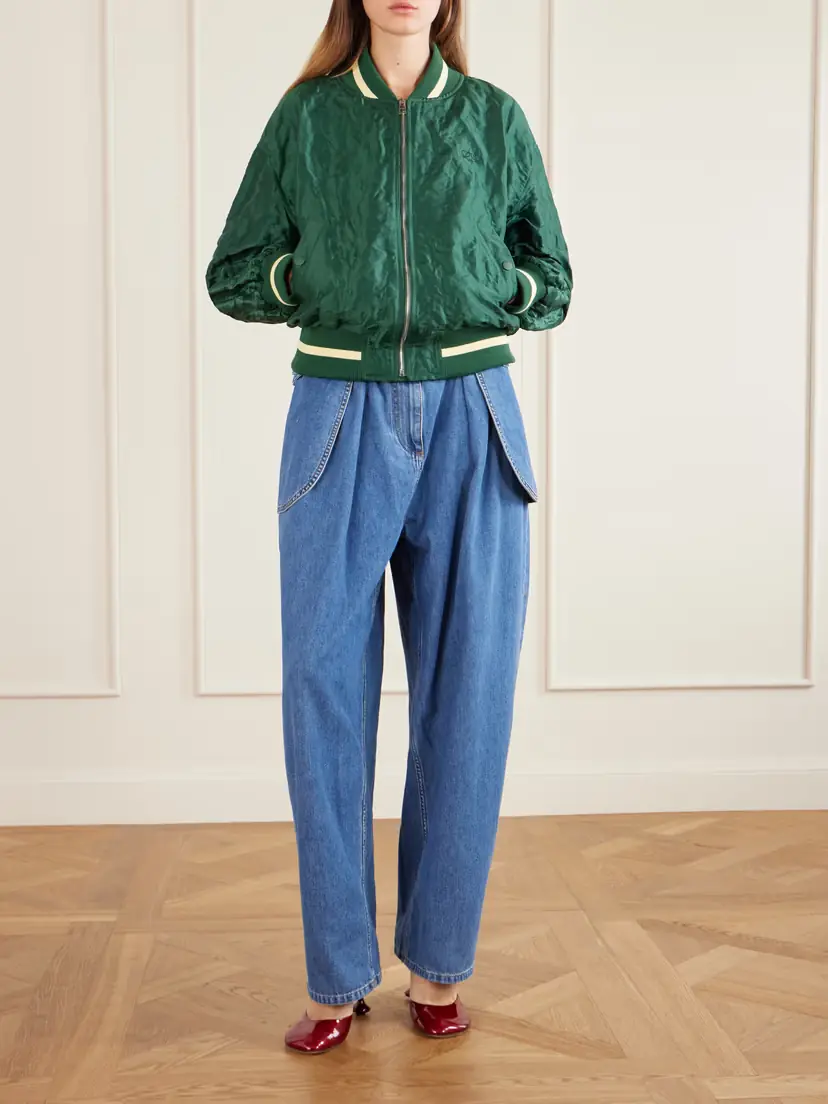 Loewe Belted Pleated Wide-leg Jeans | Thumbnail 2 Loewe Belted Pleated Wide-leg Jeans | Thumbnail 2
