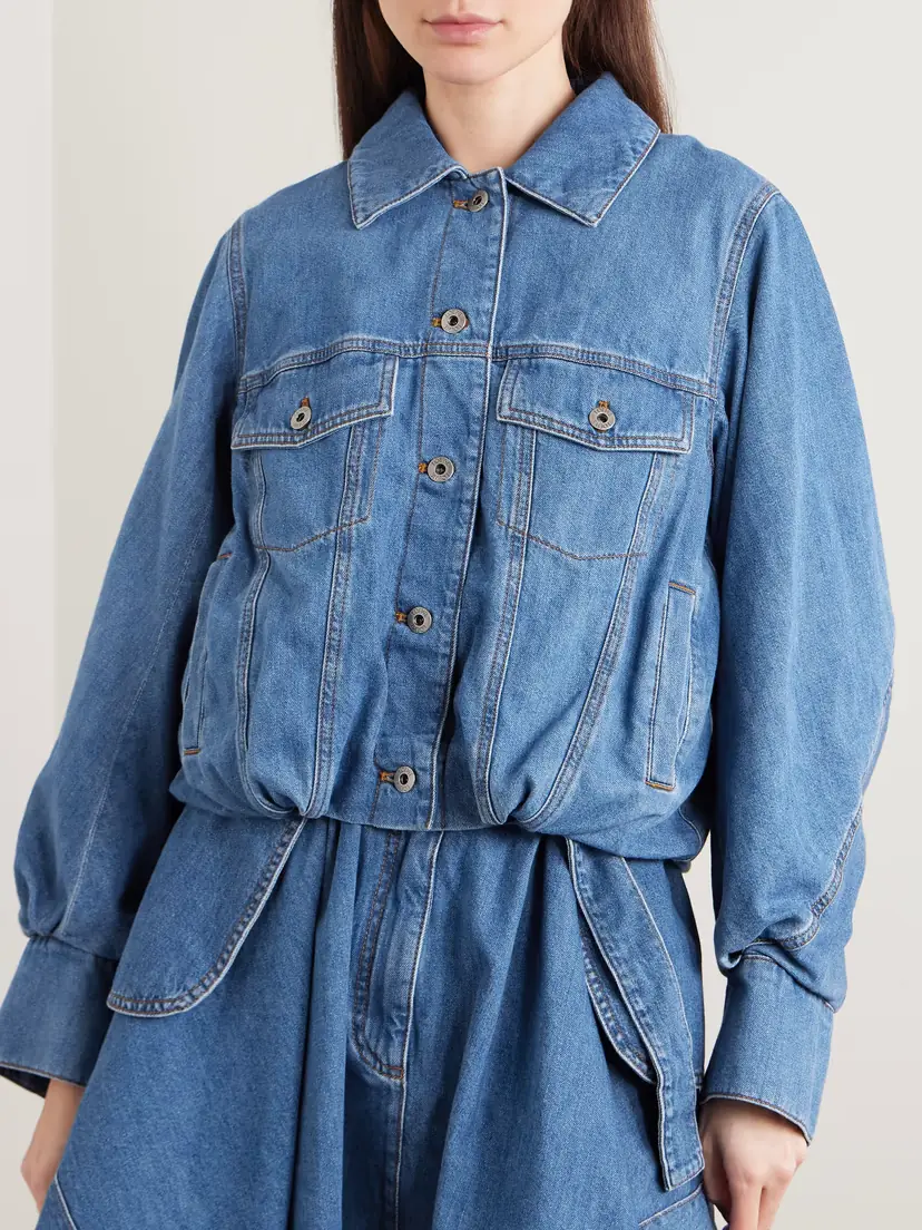 Loewe Gathered Denim Jacket | Thumbnail 3