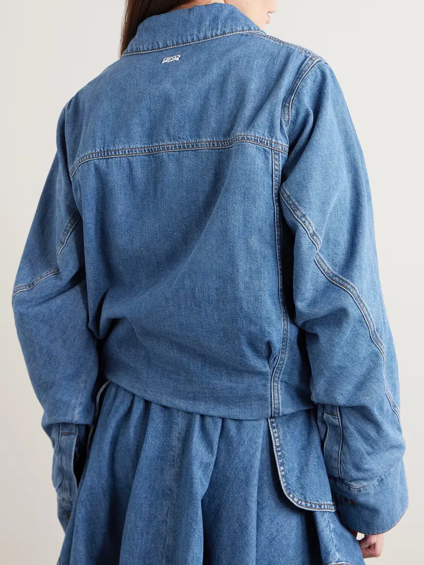 Loewe Gathered Denim Jacket | Thumbnail 4
