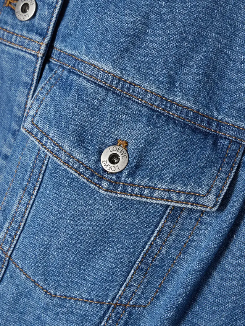 Loewe Gathered Denim Jacket | Thumbnail 5