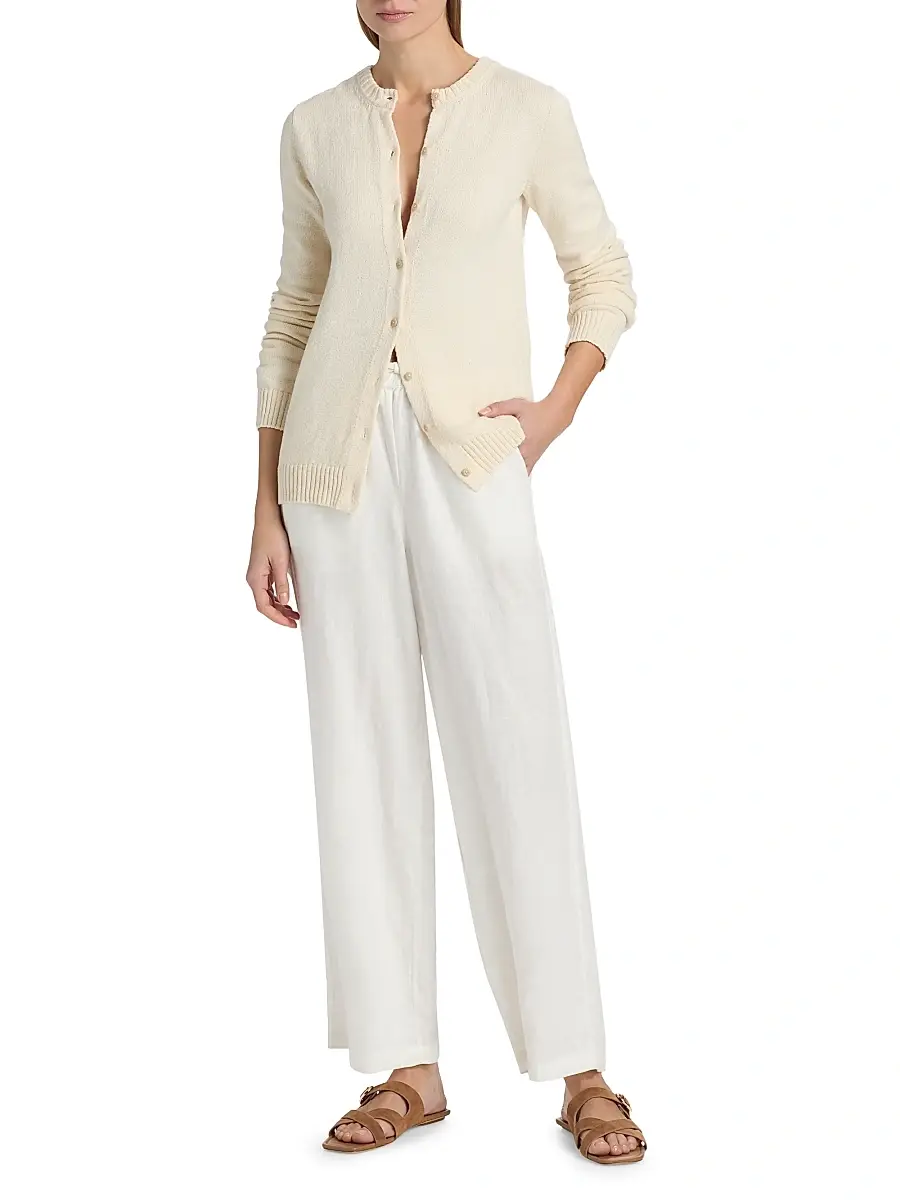 The Elder Statesman Women's Nora Lite Ruth Cotton Cardigan | Thumbnail 2 The Elder Statesman Women's Nora Lite Ruth Cotton Cardigan | Thumbnail 2