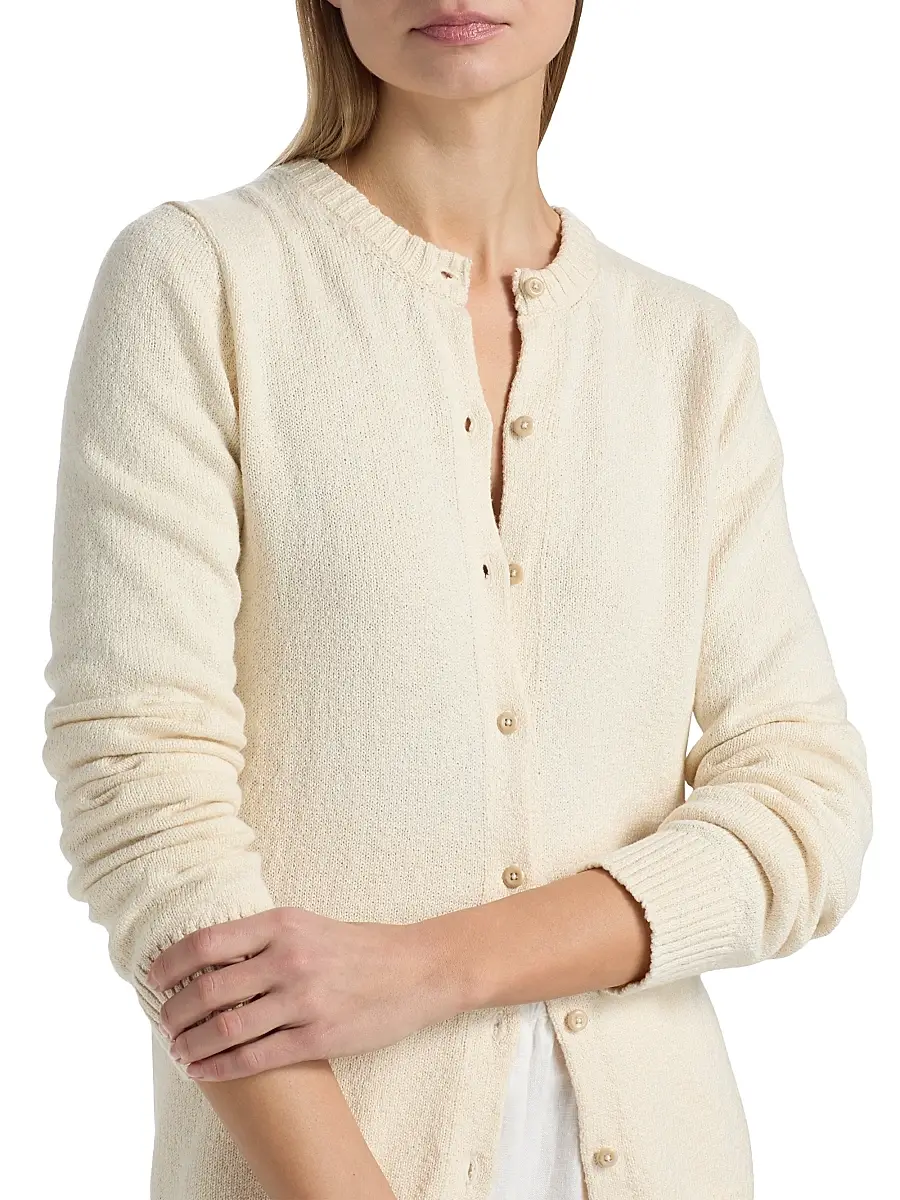 The Elder Statesman Women's Nora Lite Ruth Cotton Cardigan | Thumbnail 6 The Elder Statesman Women's Nora Lite Ruth Cotton Cardigan | Thumbnail 6