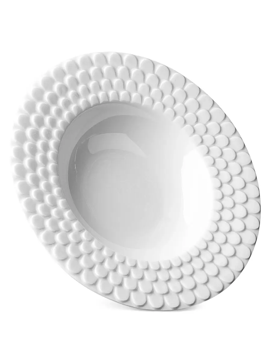L'Objet Aegean Porcelain Soup Plate