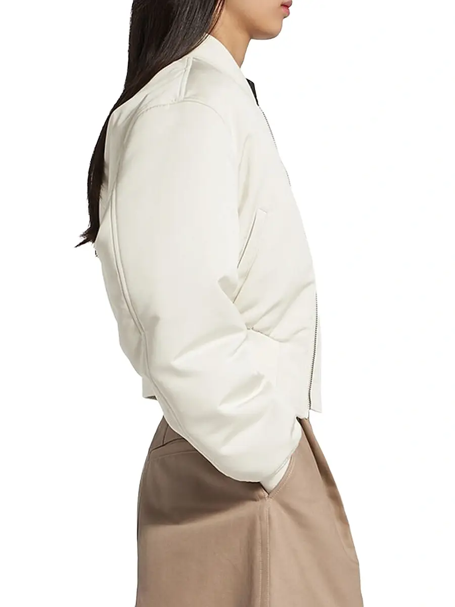 Balenciaga Women's Cropped Bomber Jacket | Thumbnail 3 Balenciaga Women's Cropped Bomber Jacket | Thumbnail 3