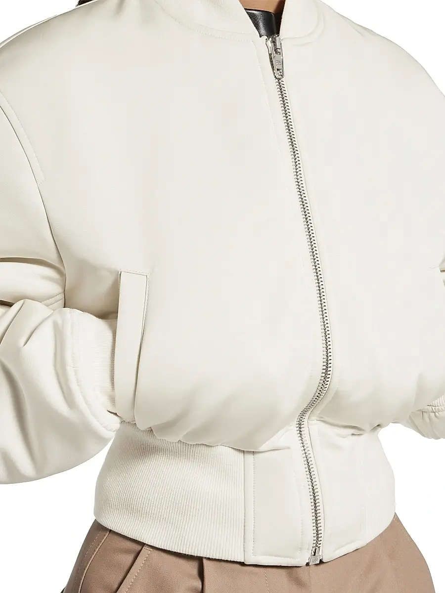 Balenciaga Women's Cropped Bomber Jacket | Thumbnail 5 Balenciaga Women's Cropped Bomber Jacket | Thumbnail 5