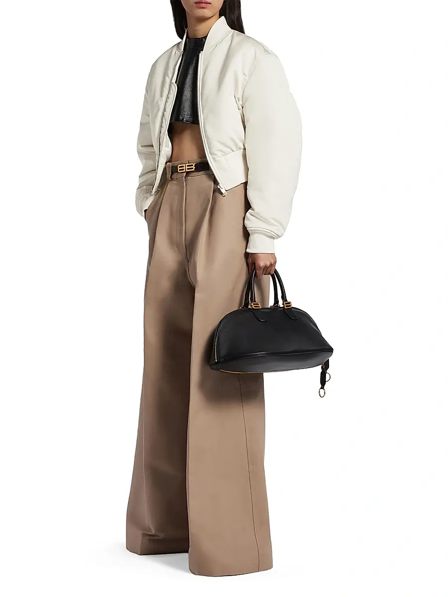Balenciaga Women's Cropped Bomber Jacket | Thumbnail 6 Balenciaga Women's Cropped Bomber Jacket | Thumbnail 6