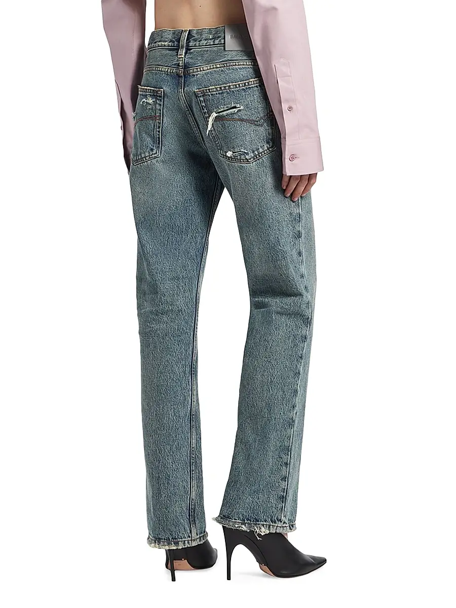 Balenciaga Women's Regular Fit Jeans | Thumbnail 4 Balenciaga Women's Regular Fit Jeans | Thumbnail 4