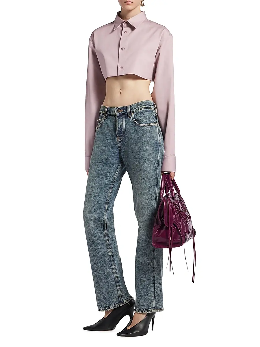 Balenciaga Women's Regular Fit Jeans | Thumbnail 6 Balenciaga Women's Regular Fit Jeans | Thumbnail 6