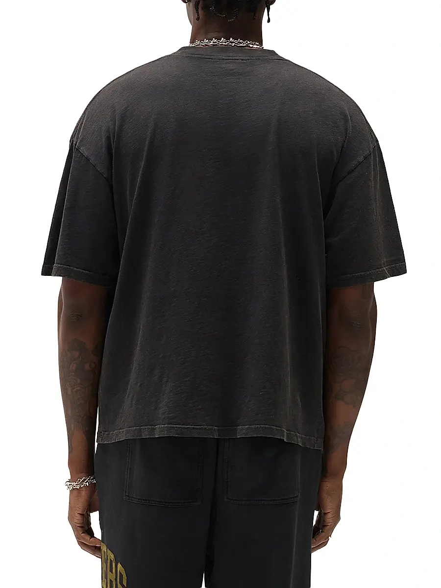 Represent Men's Owners Cotton Crewneck Crop T-Shirt | Thumbnail 5 Represent Men's Owners Cotton Crewneck Crop T-Shirt | Thumbnail 5