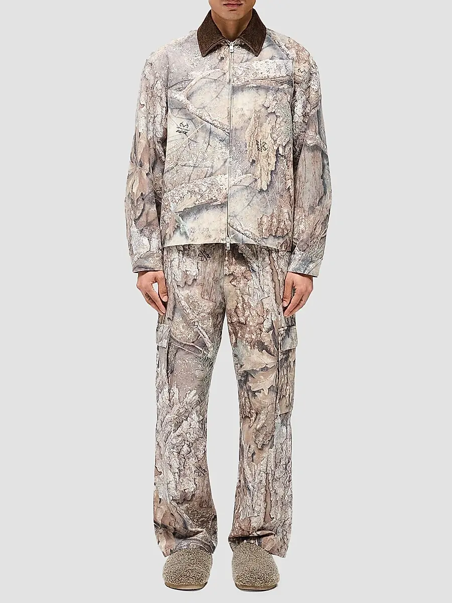 Represent Men's Real Tree Camouflage Trucker Jacket | Thumbnail 2 Represent Men's Real Tree Camouflage Trucker Jacket | Thumbnail 2