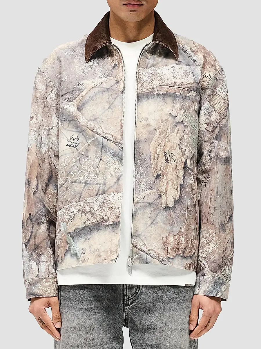 Represent Men's Real Tree Camouflage Trucker Jacket | Thumbnail 4 Represent Men's Real Tree Camouflage Trucker Jacket | Thumbnail 4