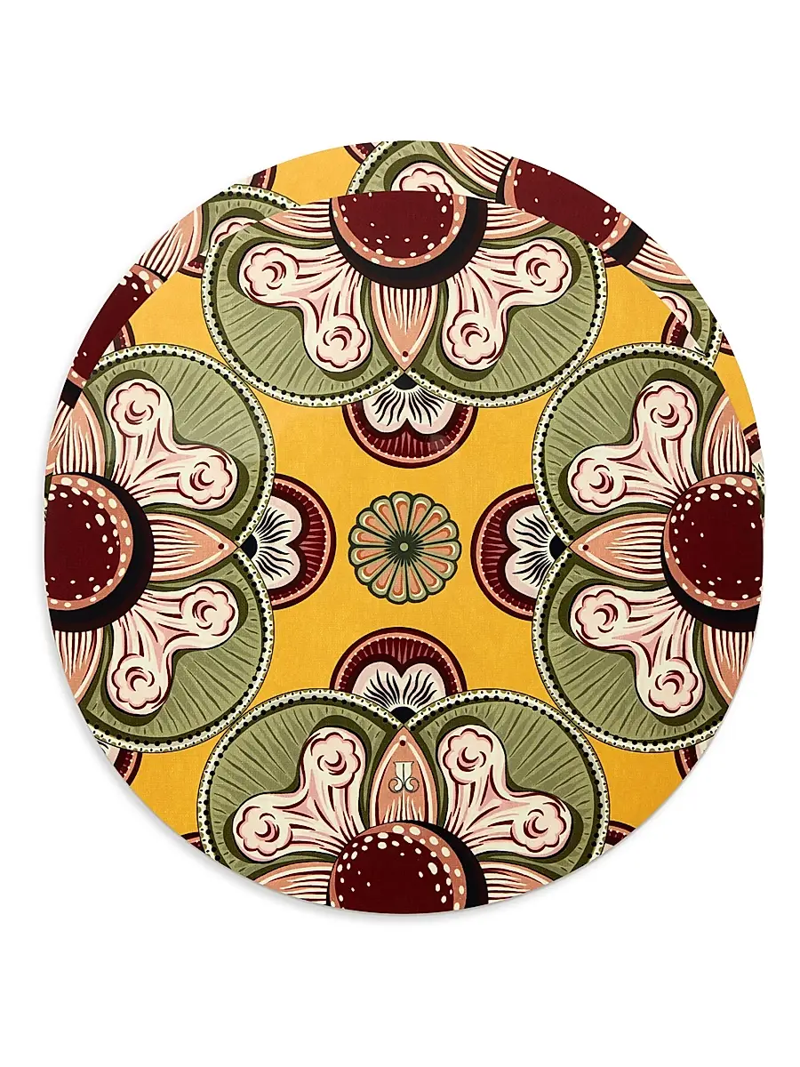 La DoubleJ Disk Placemats Set of 2 - Saffron | Image 1 La DoubleJ Disk Placemats Set of 2 - Saffron | Image 1