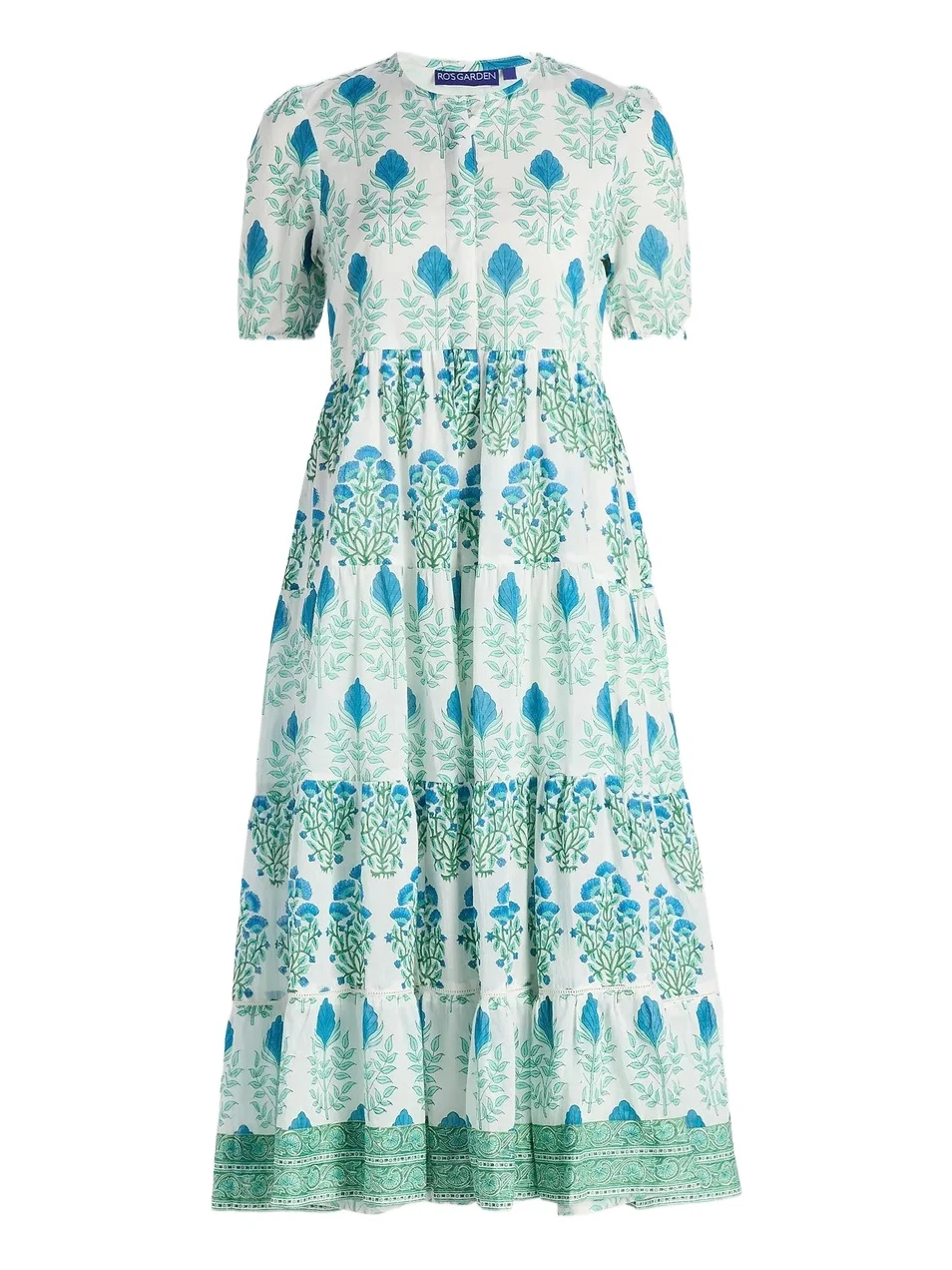 Women's Daphne Floral Cotton Midi-Dress