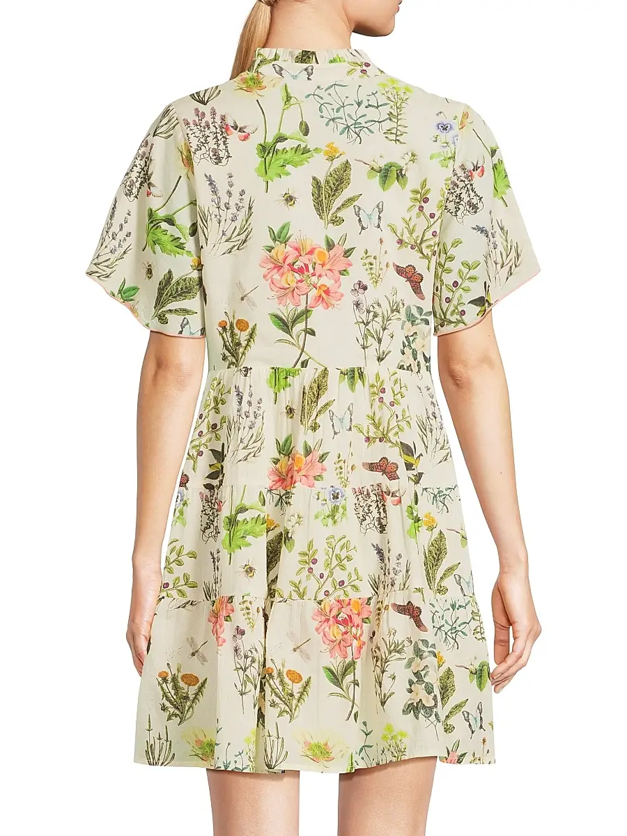 Ro's Garden Women's Vibeka Floral Minidress - Botanic Multi | Thumbnail 5 Ro's Garden Women's Vibeka Floral Minidress - Botanic Multi | Thumbnail 5
