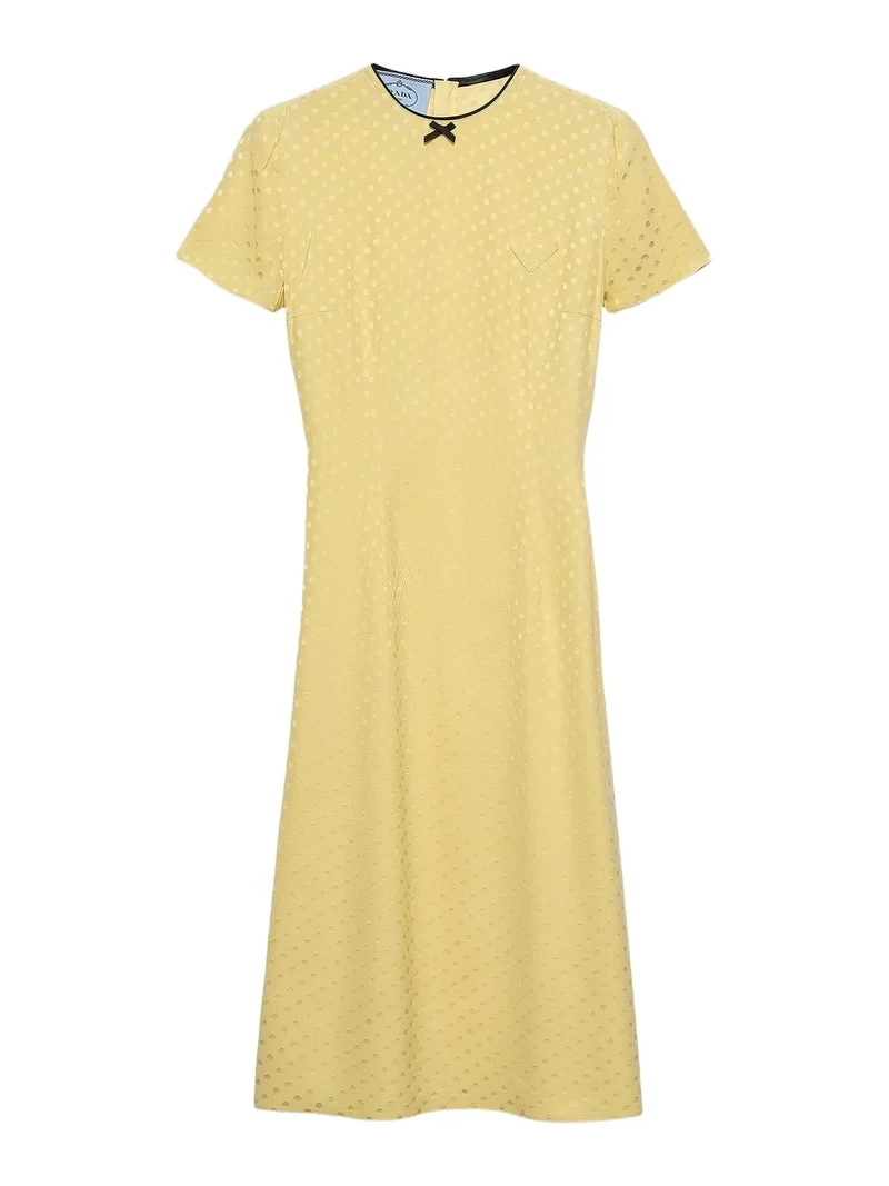 Women's Polka-Dot Satin Dress Women's Polka-Dot Satin Dress