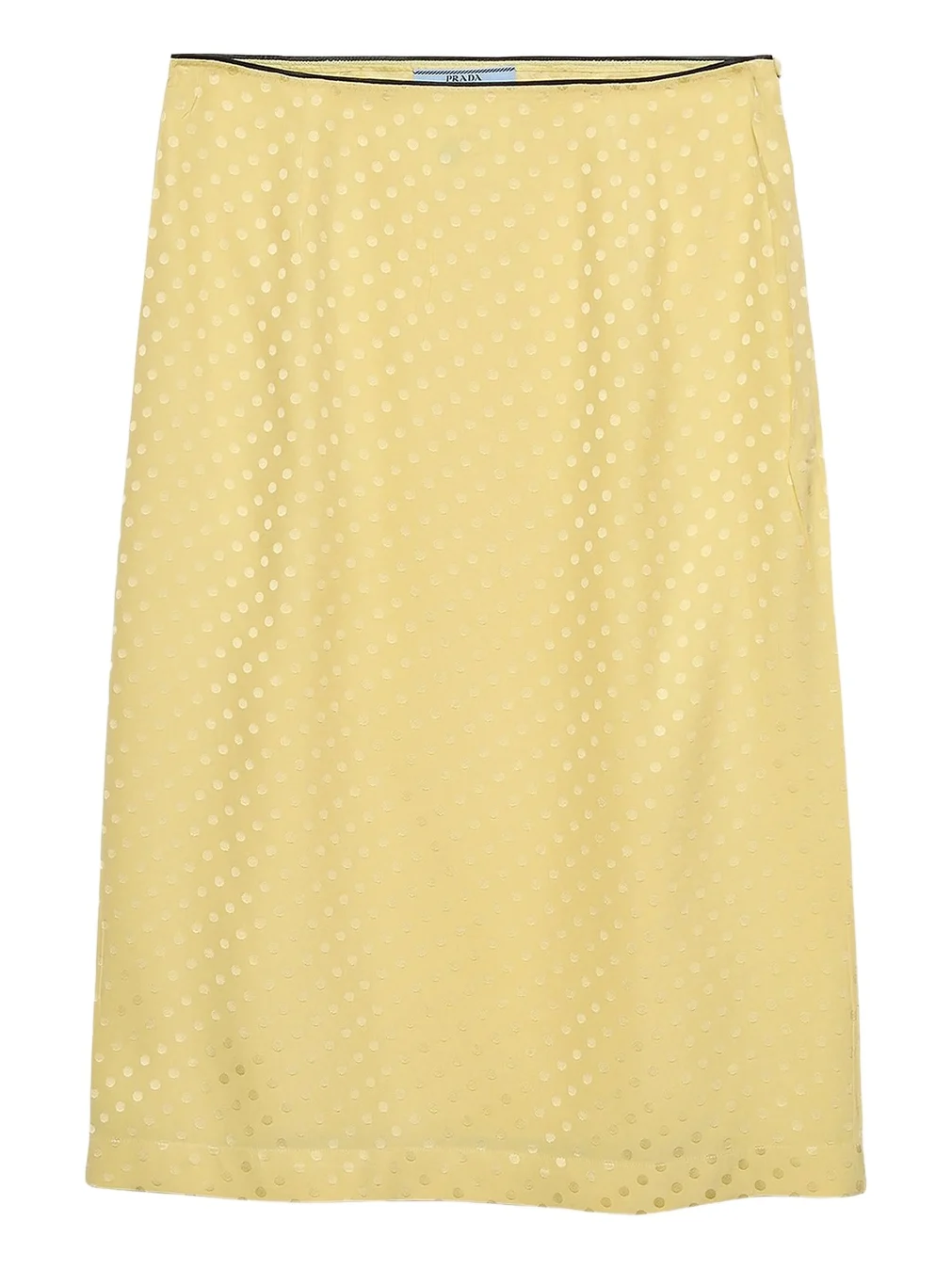 Prada Women's Polka-Dot Satin Skirt