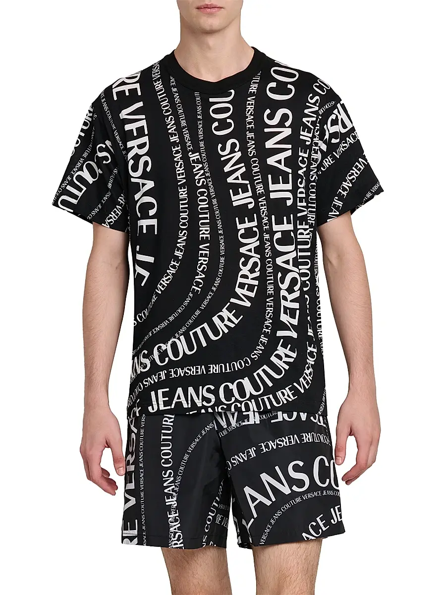 Versace Jeans Couture Men's Logo Print T-Shirt | Thumbnail 3 Versace Jeans Couture Men's Logo Print T-Shirt | Thumbnail 3