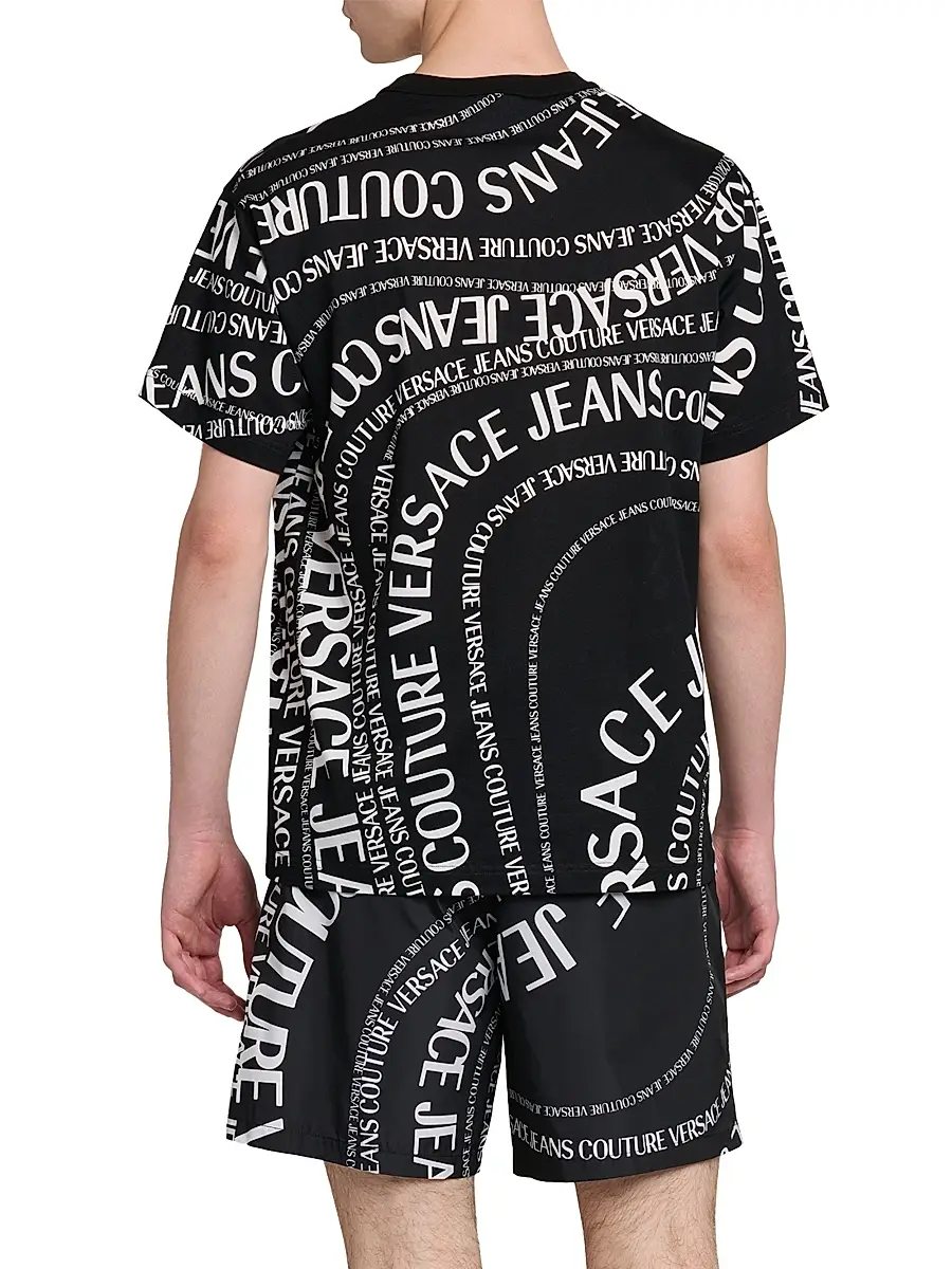 Versace Jeans Couture Men's Logo Print T-Shirt | Thumbnail 5 Versace Jeans Couture Men's Logo Print T-Shirt | Thumbnail 5
