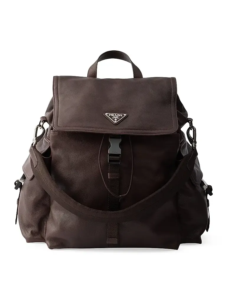 Men's Explore Leather Backpack