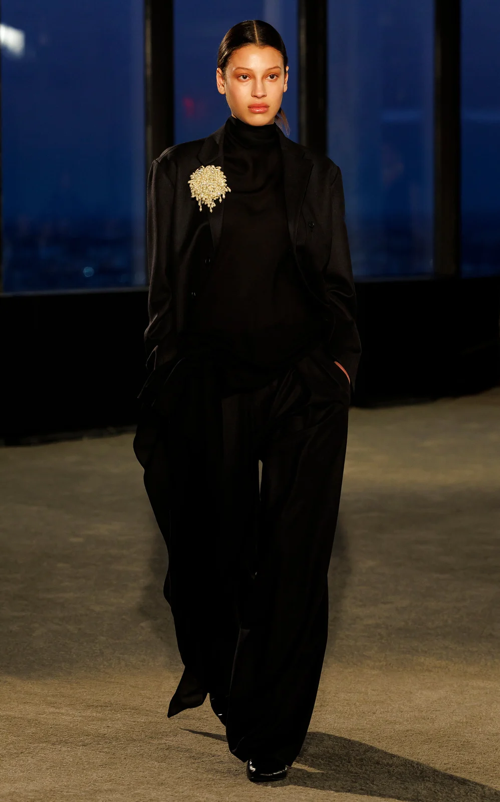 Ornella Draped Silk Top