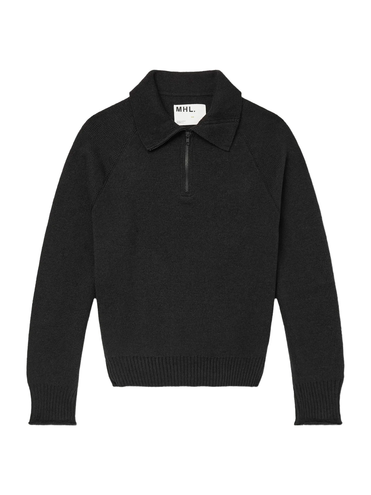 Wool and Cotton-Blend Half-Zip Sweater - Men Wool and Cotton-Blend Half-Zip Sweater - Men