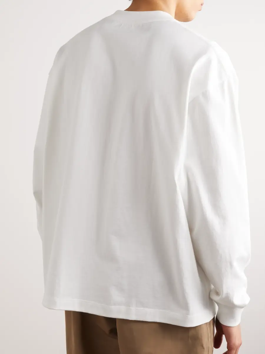 Kaptain Sunshine Suvin Cotton-Jersey T-Shirt - Men | Thumbnail 4 Kaptain Sunshine Suvin Cotton-Jersey T-Shirt - Men | Thumbnail 4