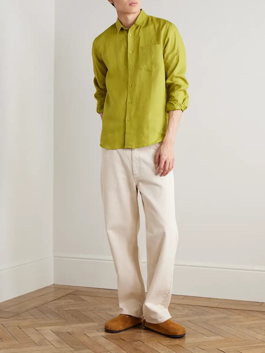 Vilebrequin Caroubis Woven Linen Shirt - Men | Thumbnail 2 Vilebrequin Caroubis Woven Linen Shirt - Men | Thumbnail 2