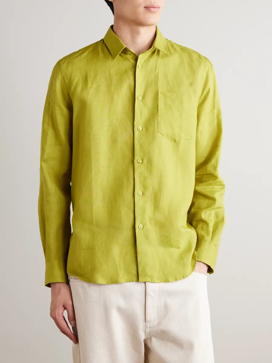 Vilebrequin Caroubis Woven Linen Shirt - Men | Thumbnail 3 Vilebrequin Caroubis Woven Linen Shirt - Men | Thumbnail 3