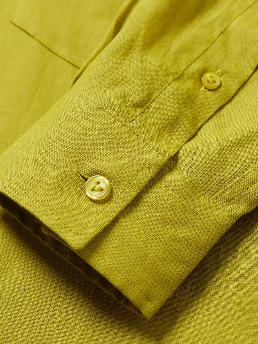 Vilebrequin Caroubis Woven Linen Shirt - Men | Thumbnail 5 Vilebrequin Caroubis Woven Linen Shirt - Men | Thumbnail 5