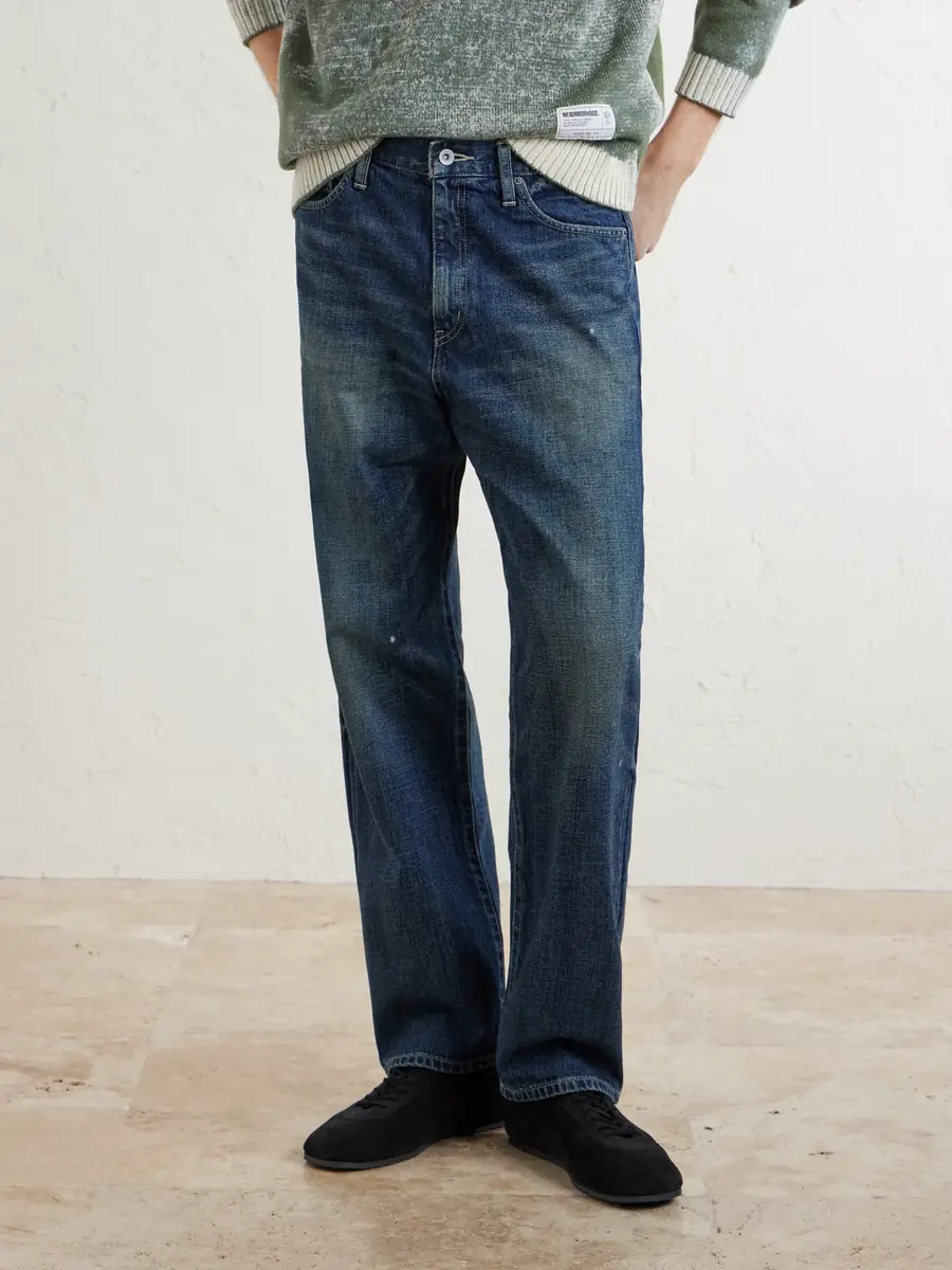 Neighborhood Washed Straight-Leg Jeans - Men | Thumbnail 3 Neighborhood Washed Straight-Leg Jeans - Men | Thumbnail 3