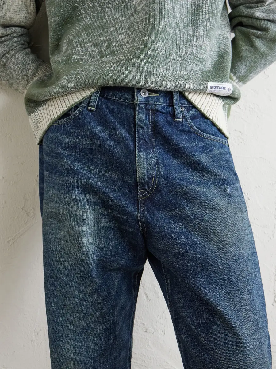 Neighborhood Washed Straight-Leg Jeans - Men | Thumbnail 6 Neighborhood Washed Straight-Leg Jeans - Men | Thumbnail 6