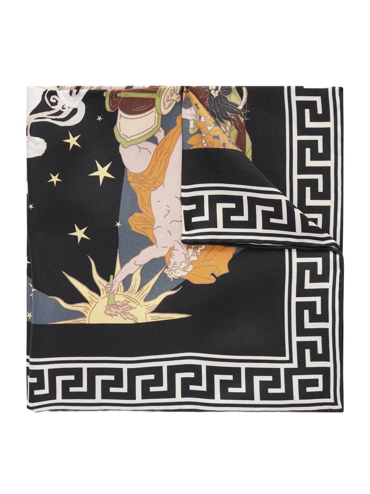 Apollo and Artemis Printed Silk-Satin Scarf - Men