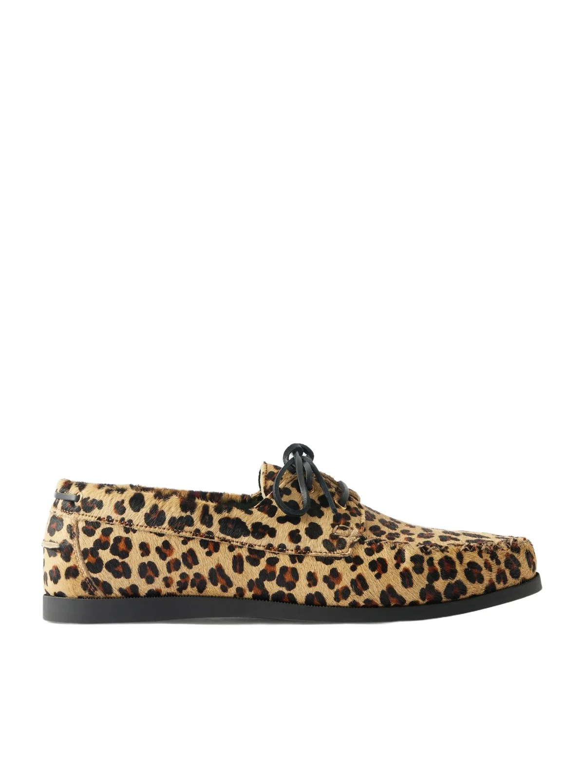 Vinny's Boatman Leopard-Print Boat Shoes - Men