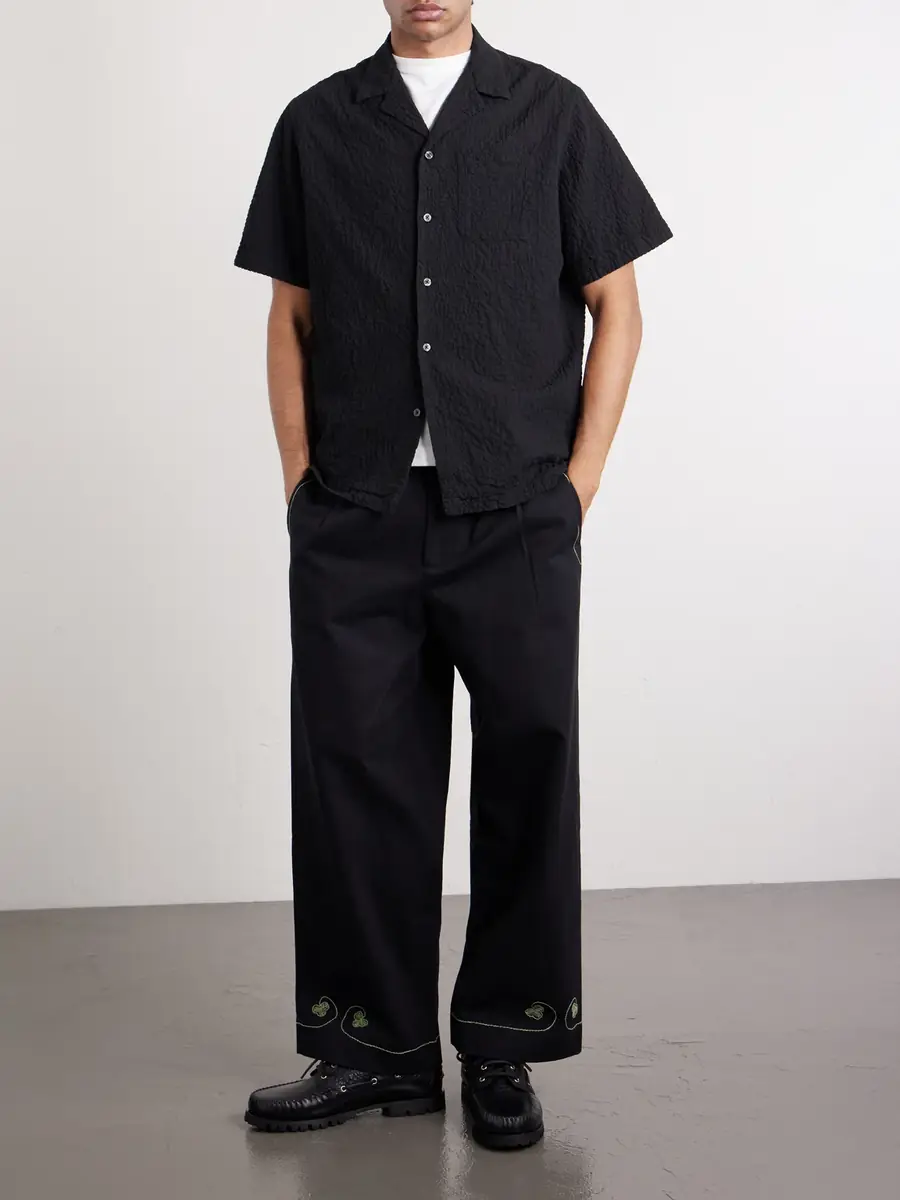 Altea Hadley Seersucker Cotton Shirt - Men | Thumbnail 2 Altea Hadley Seersucker Cotton Shirt - Men | Thumbnail 2