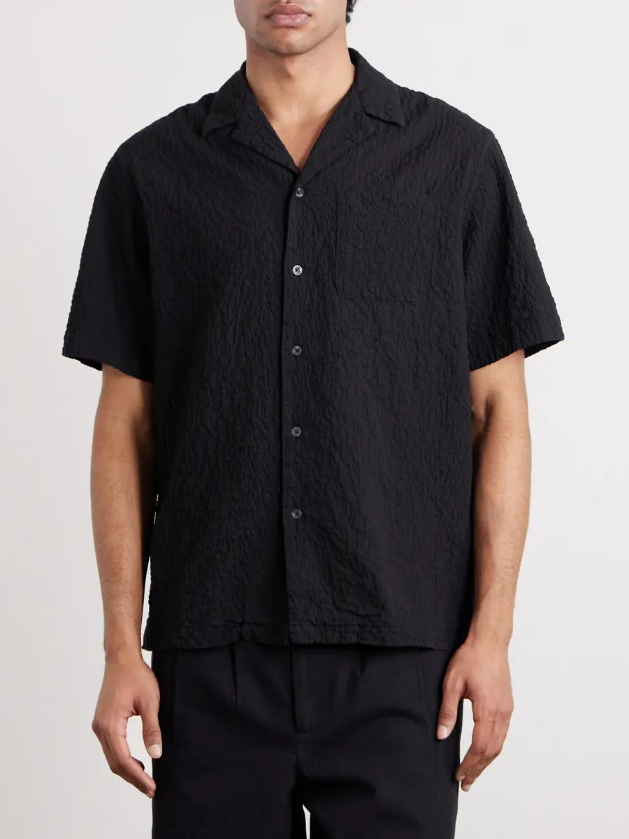 Altea Hadley Seersucker Cotton Shirt - Men | Thumbnail 3 Altea Hadley Seersucker Cotton Shirt - Men | Thumbnail 3