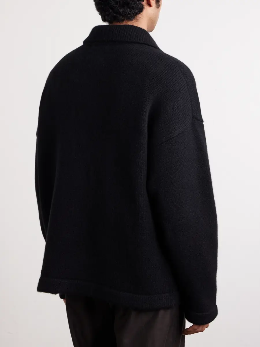 The Elder Statesman Hunter Cashmere Zip-Up Sweater - Men | Thumbnail 4 The Elder Statesman Hunter Cashmere Zip-Up Sweater - Men | Thumbnail 4