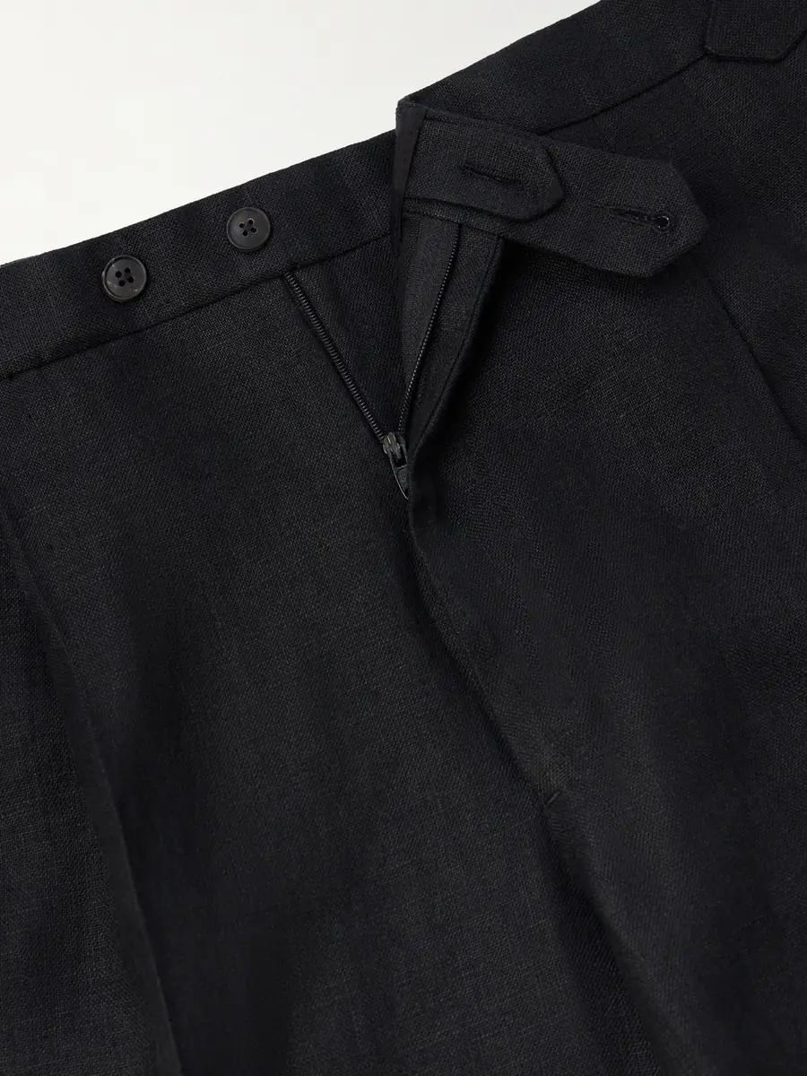 Saman Amel Amie Straight-Leg Linen Suit Trousers - Men | Thumbnail 6 Saman Amel Amie Straight-Leg Linen Suit Trousers - Men | Thumbnail 6