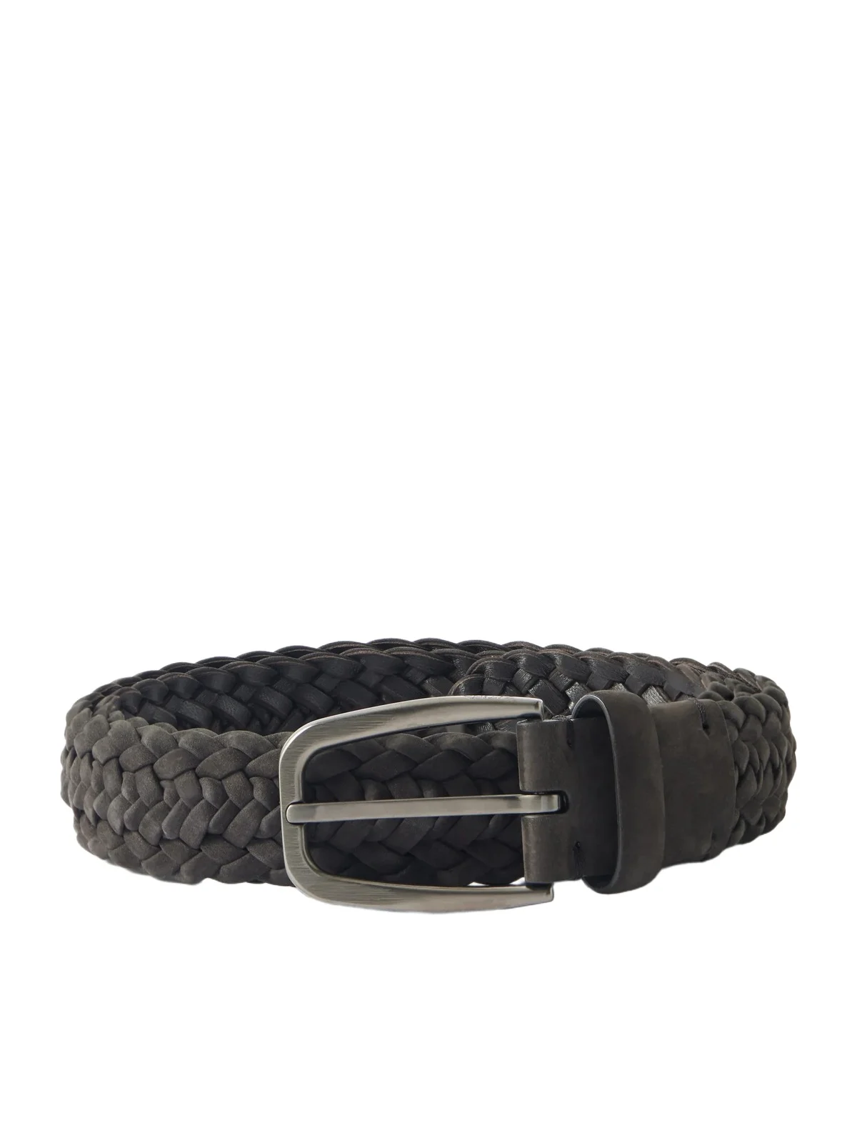 Zegna 3.2cm Woven Nubuck Belt - Men