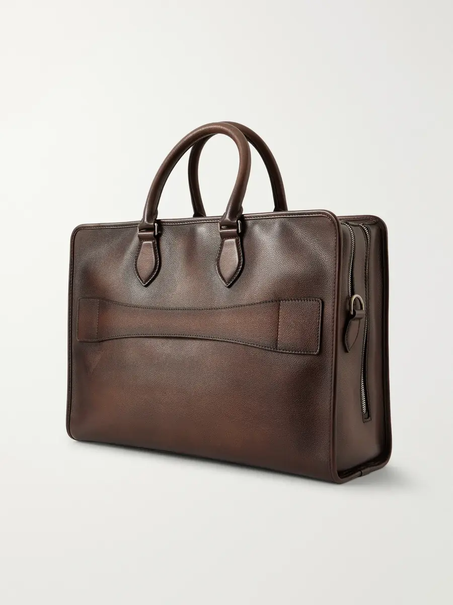 Berluti 2 Jours Neo Venezia Leather Briefcase - Men | Thumbnail 4