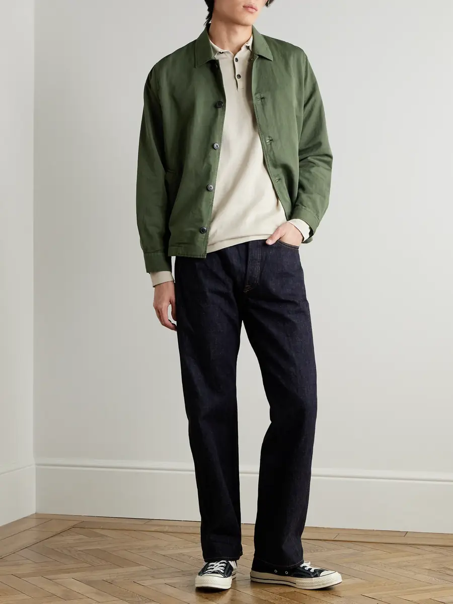Sunspel Cotton and Linen-Blend Jacket - Men | Thumbnail 2 Sunspel Cotton and Linen-Blend Jacket - Men | Thumbnail 2