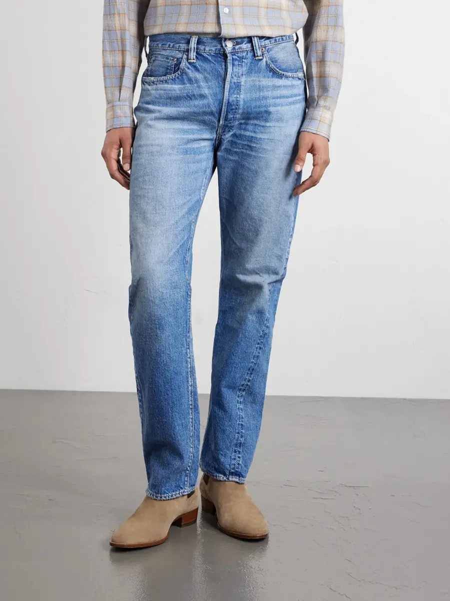 FULLCOUNT Dartford 1341-1101 Straight-Leg Distressed Selvedge Jeans - Men | Thumbnail 3 FULLCOUNT Dartford 1341-1101 Straight-Leg Distressed Selvedge Jeans - Men | Thumbnail 3