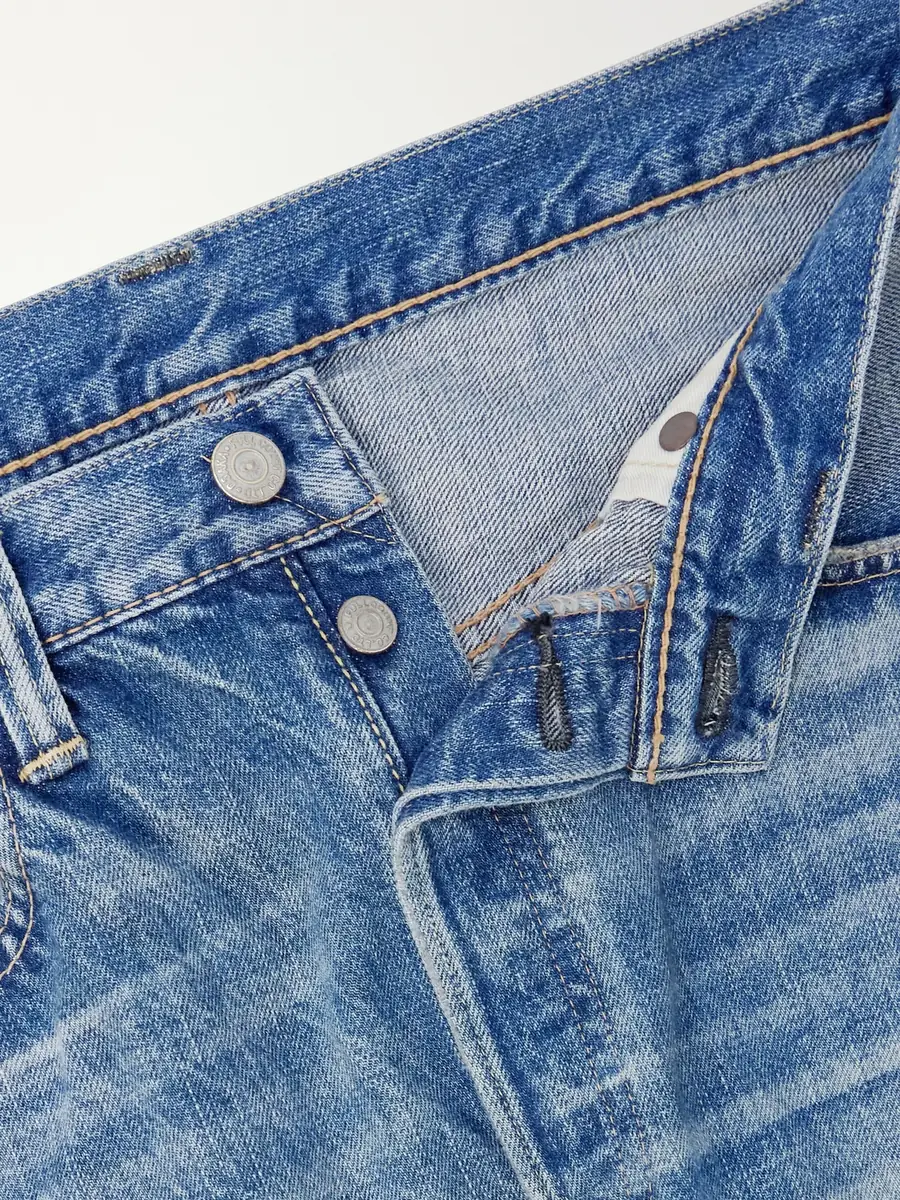 FULLCOUNT Dartford 1341-1101 Straight-Leg Distressed Selvedge Jeans - Men | Thumbnail 6 FULLCOUNT Dartford 1341-1101 Straight-Leg Distressed Selvedge Jeans - Men | Thumbnail 6
