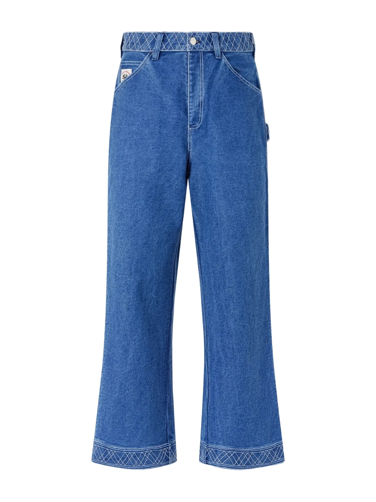 BODE Knolly Brook Straight-Leg Embroidered Jeans - Men