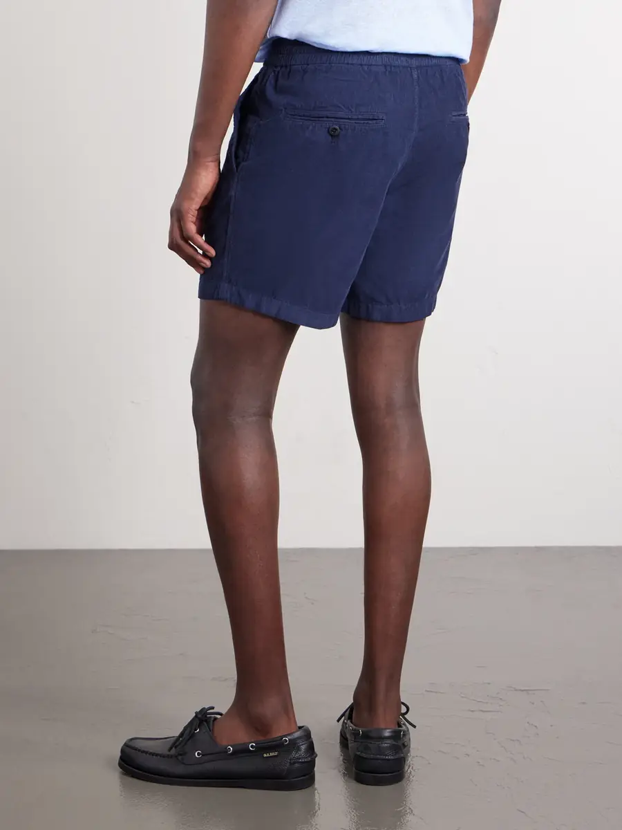 Slowear Straight-Leg Cotton-Corduroy Drawstring Shorts - Men | Thumbnail 4 Slowear Straight-Leg Cotton-Corduroy Drawstring Shorts - Men | Thumbnail 4