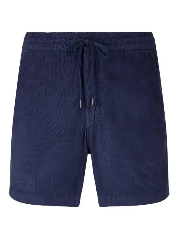 Slowear Straight-Leg Cotton-Corduroy Drawstring Shorts - Men